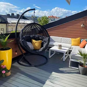 Stylish Gruenerlokka Penthouse With Rooftop Terrace Apartment *